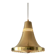 Vintage brass hanging lamp by Hans Agne Jakobsson model T 598