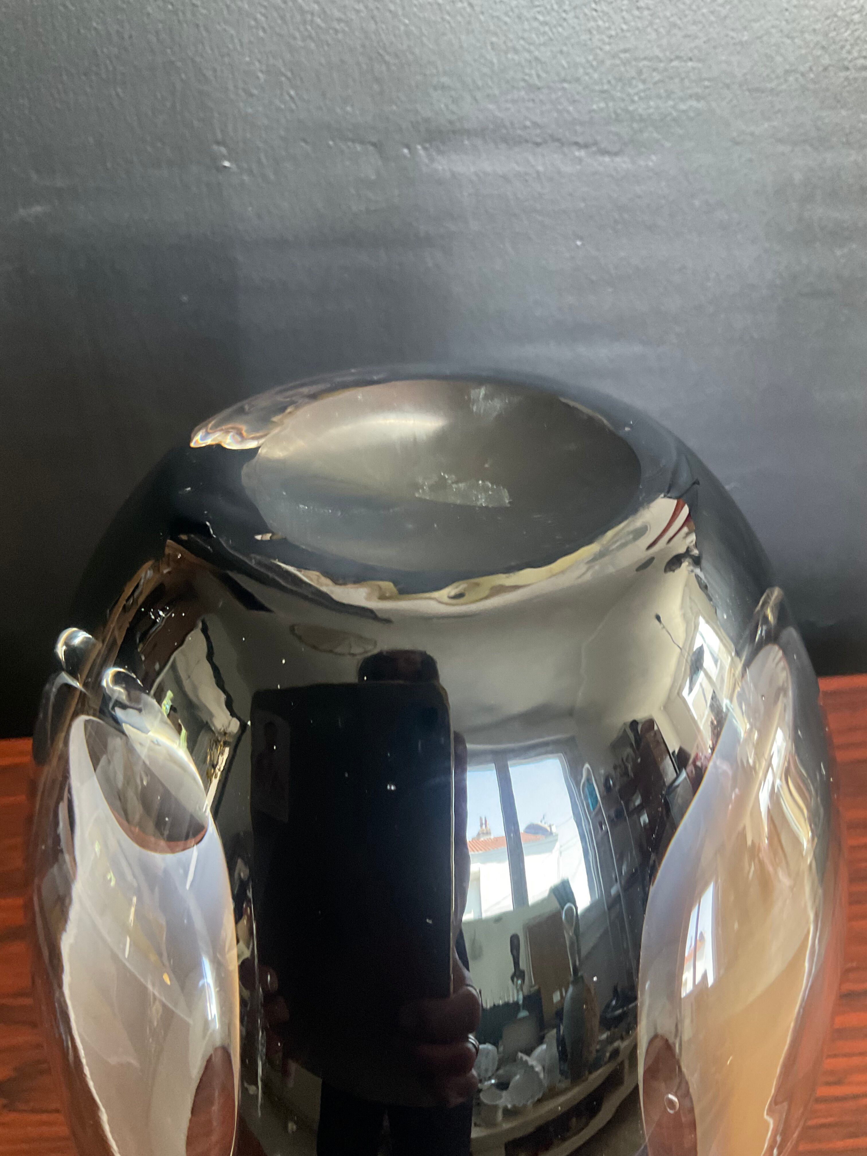 Vase Space Age in triple-layer glass