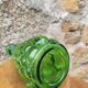 Carafe italienne en verre vert