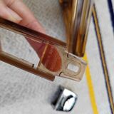 Smoked plexiglass towel rail Grosfillex 70s