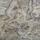 Renaissance-style tapestry with animal motifs, 20th century.