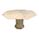 Octogonal italian marble dining table 1970s