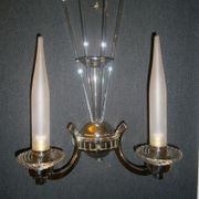 Art deco period, pair of wall sconces