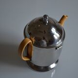 Insulated ceramic teapot with metal and felt 0.5 liters