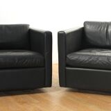 Pair of Club 1051 armchairs, Charles Pfister, Knoll