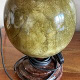 Green marble lamp