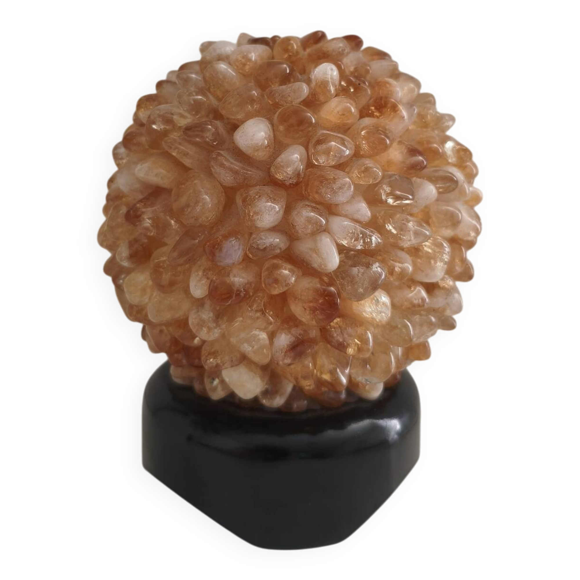 Citrine quartz ambient lamp