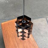 Danish copper pendant light from the mid-century by Lyfa, 1960s.
