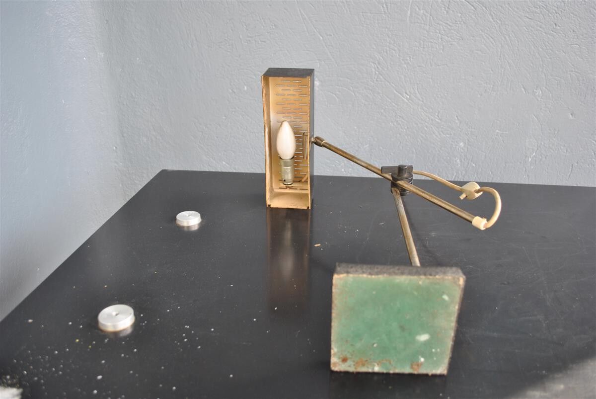Lampe de bureau art déco 1950 orientable