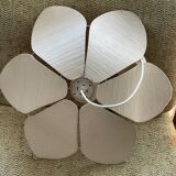 Hanging flower lampshade in fine canvas