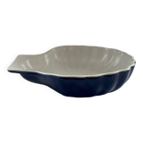 Large blue shell dish