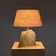Sculpted stone lamp by Albert Tormos 1970