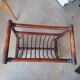 Vintage porte revues bambou osier