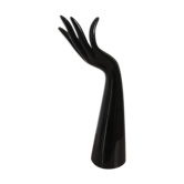 Large black ceramic fig hand 70s