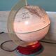 Luminous globe world map west Germany vintage