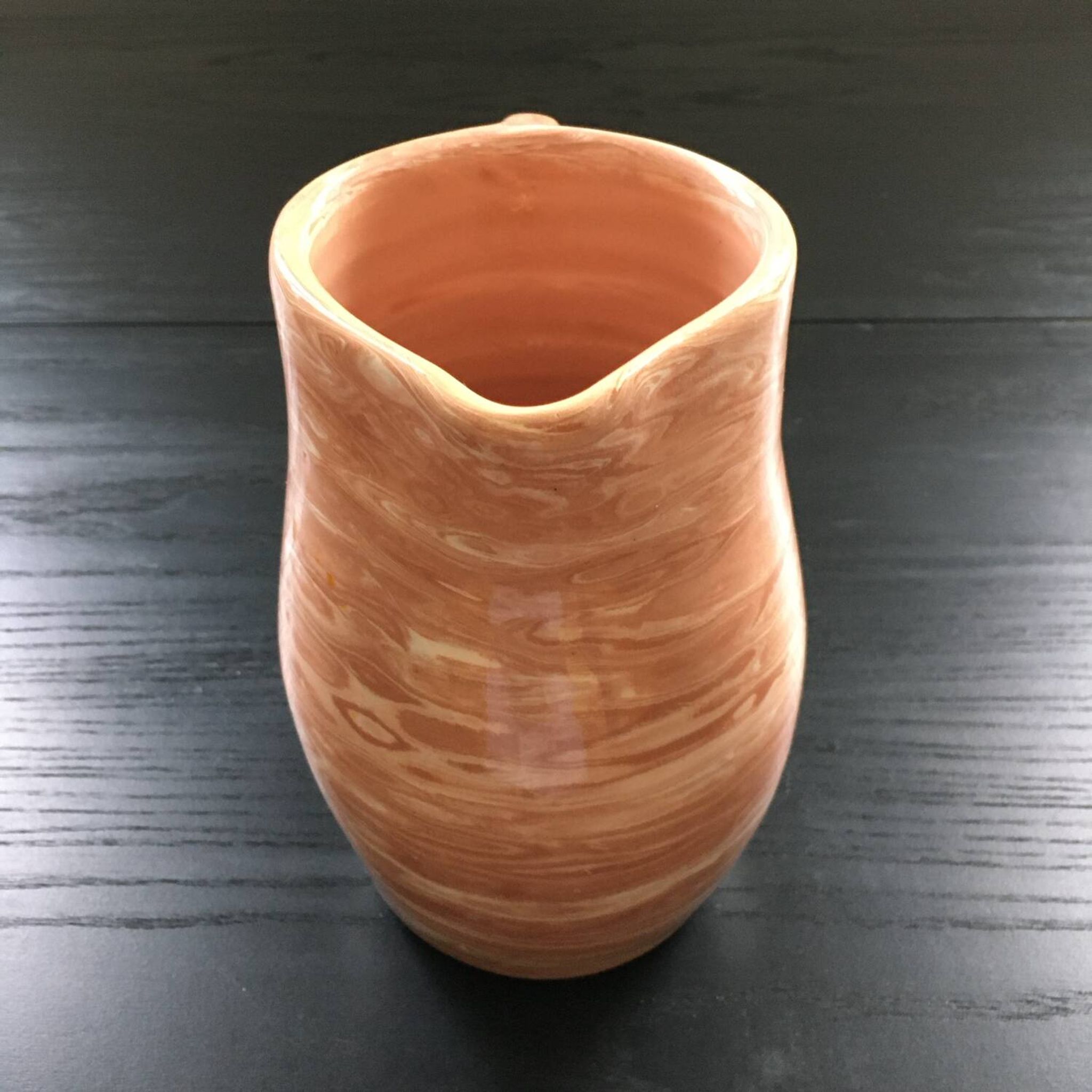 Pichet terres mêlées ocre rose