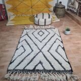 Tapis berbère en laine fait main 150 X 100 CM