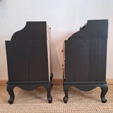 Pair of stylish bedside tables