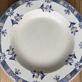 3 old crockery dishes, manufactures of St Amand, Emile Bourgeois and HB& Cie