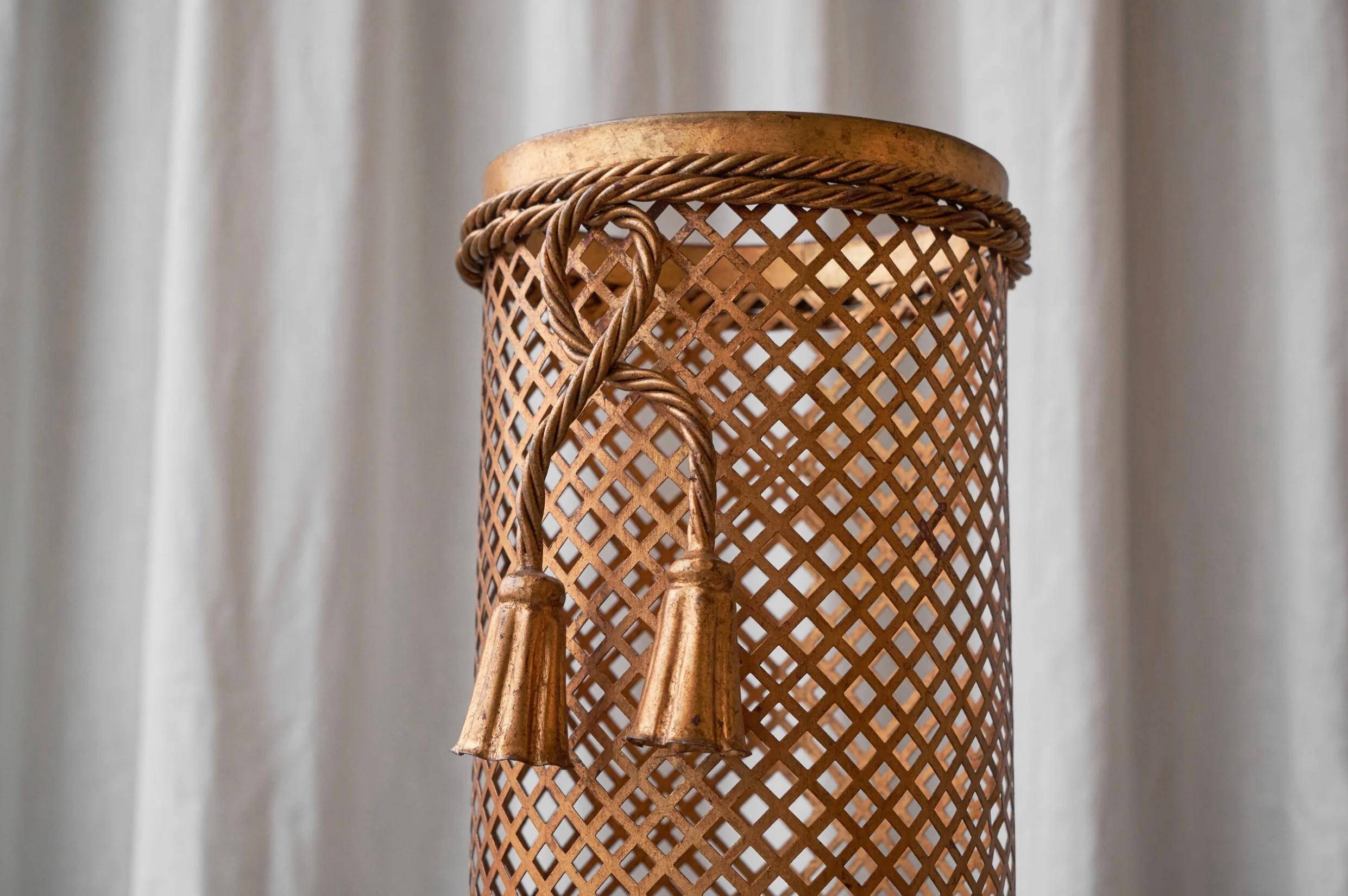 Li Puma Florence Umbrella Stand Trompe-l'œil Mid-Century 1960