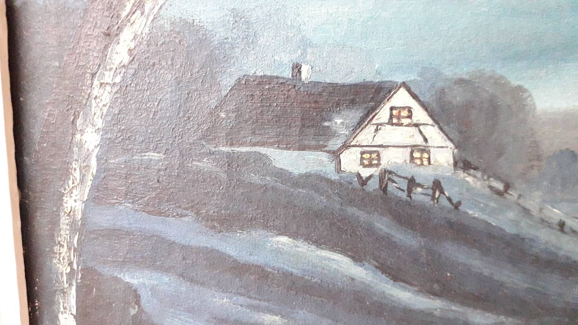 Oil painting on canvas