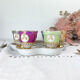 Set de 6 coquetiers vintage en porcelaine de limoges