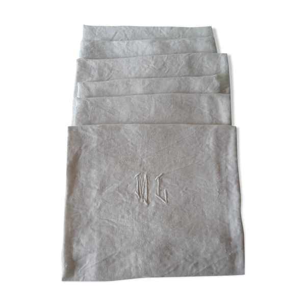 Serviettes monogrammées