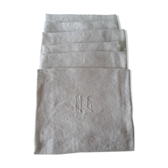 Monogrammed towels