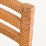 4 pine dining chairs