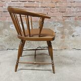 Vintage office armchair with Scandinavian style bar