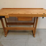 Vintage industrial workbench