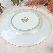 Decorative round porcelain dish "the art of chokin" made in japan