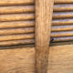 Restored notary cabinet with solid oak curtains
