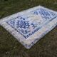 Vintage Turkish handmade rug 142x210 cm