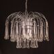Lady Isabelle Murano Chandelier White Drops, 1980s