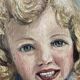 Portrait girl oil on canvas