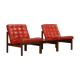 Moduline Easy chair and table by Ole Gjerlov-Knudsen, for France & Son 1960s