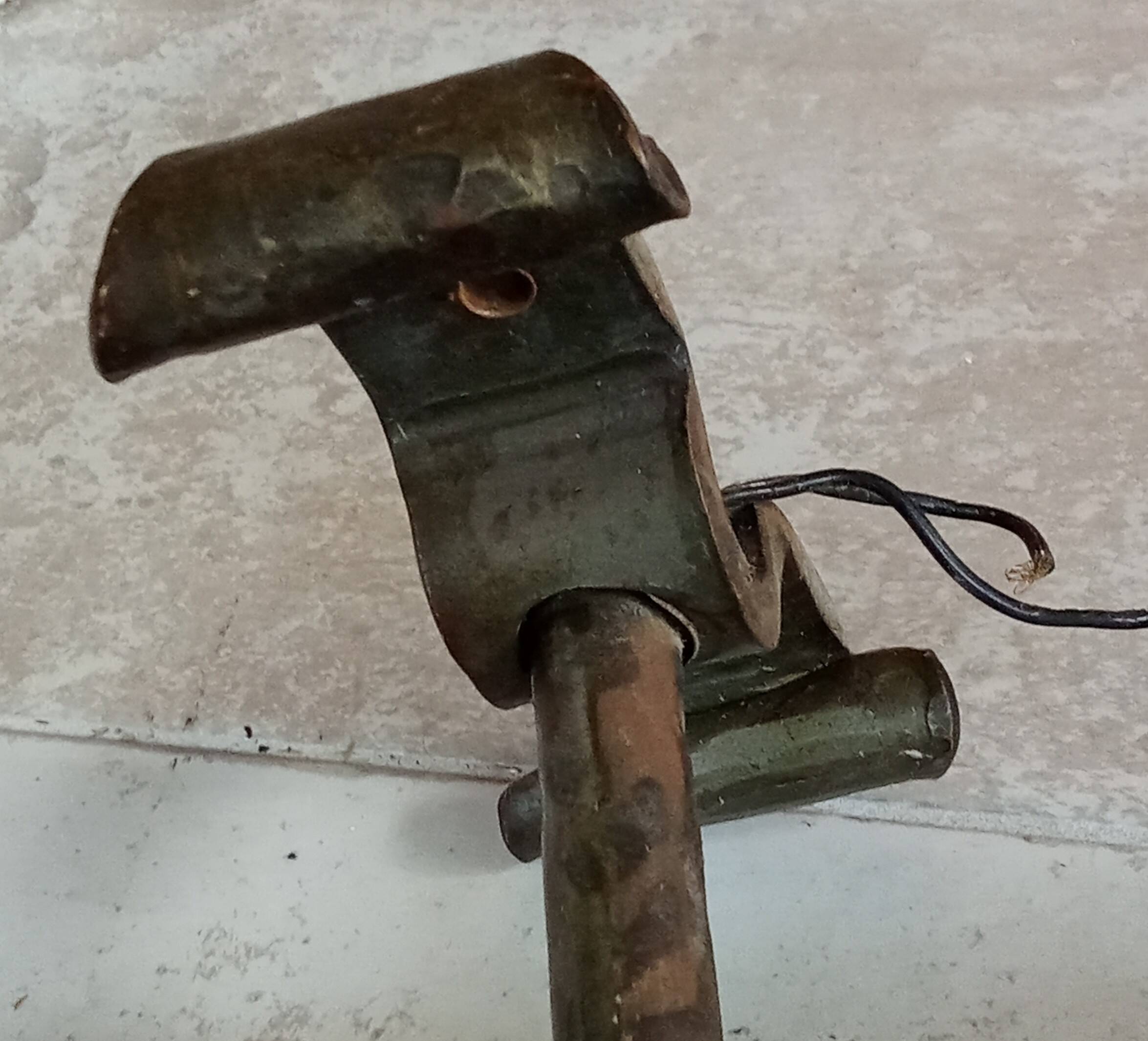 Antique pair of torchiere wall lights and lanterns