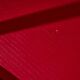 Red Plywood and Curved Metal Frame Chair