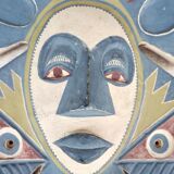 Painted terracotta mask