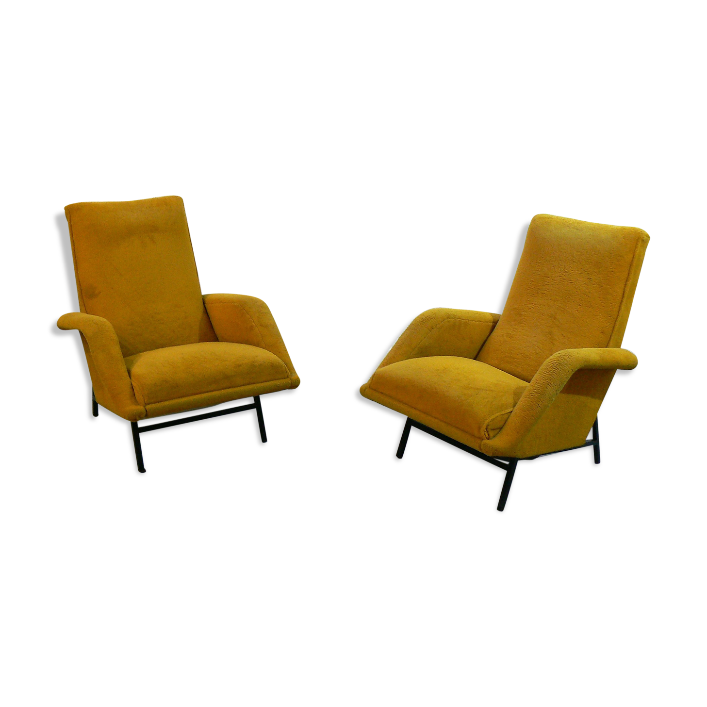 Pair of armchairs by Guy Besnard 1959