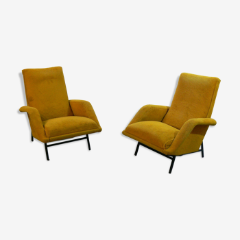 Pair of armchairs by Guy Besnard 1959