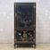Vintage Chinese display cabinet with flowers and birds / Bohemian