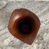 Single-walled pitcher in olive wood