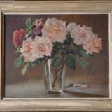Hippolyte Léty, Roses in a Glass (circa 1920)