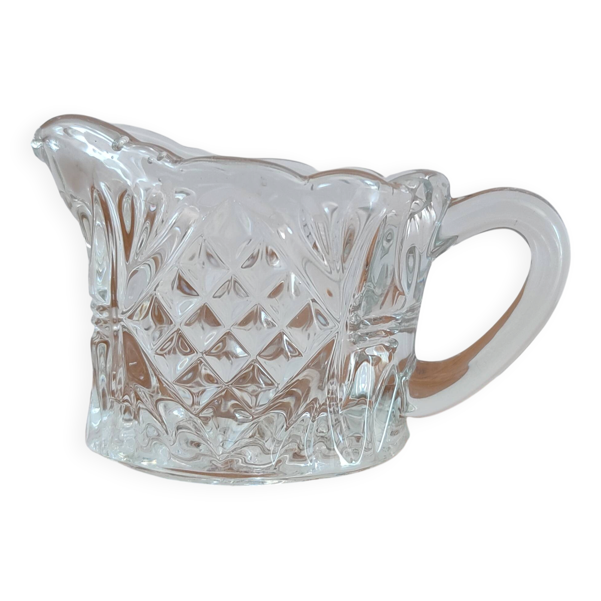 Pot à lait, crème en cristal