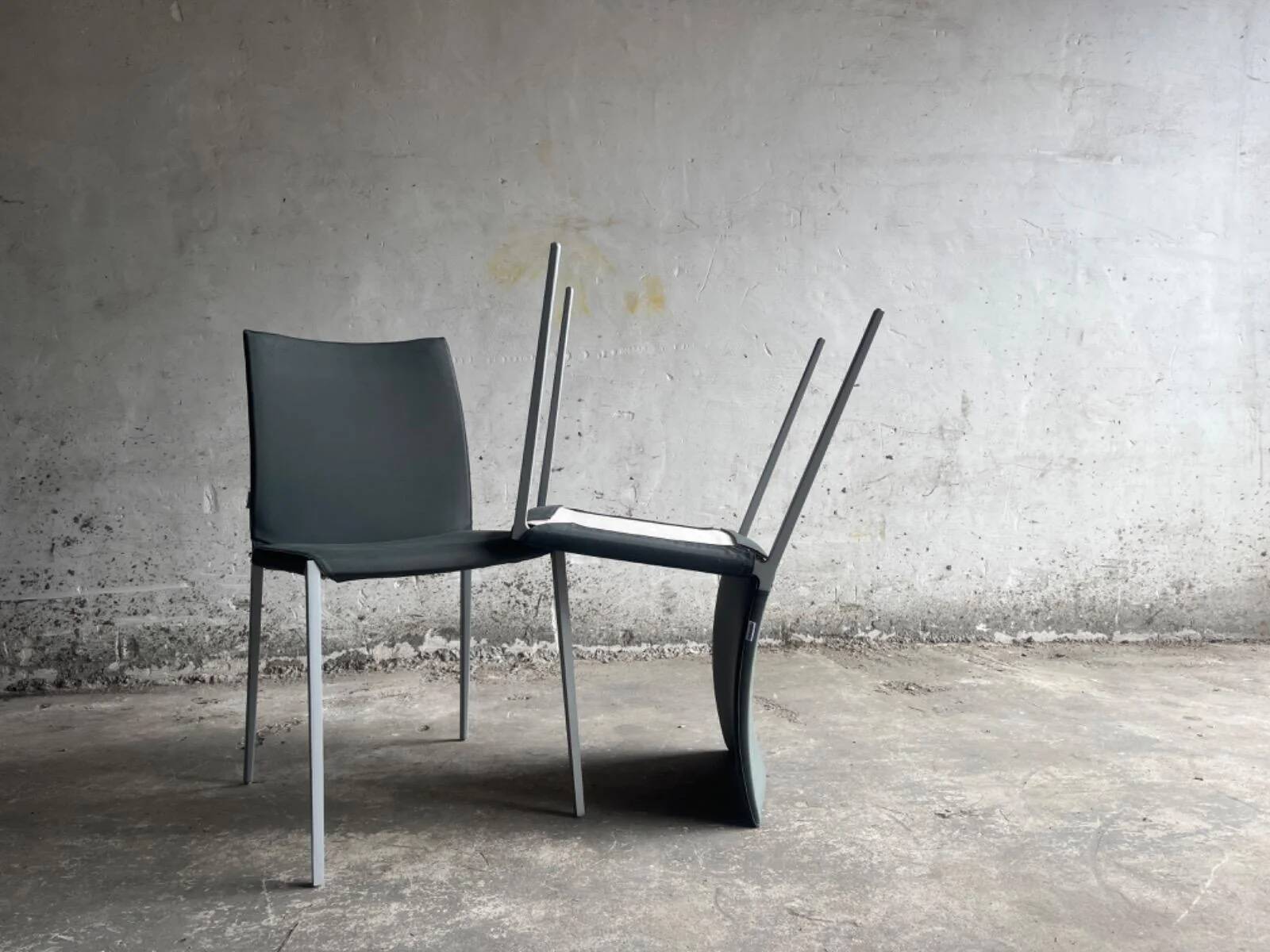 Ensemble de 5 chaises "Lia" par Roberto Barbieri pour Zanotta