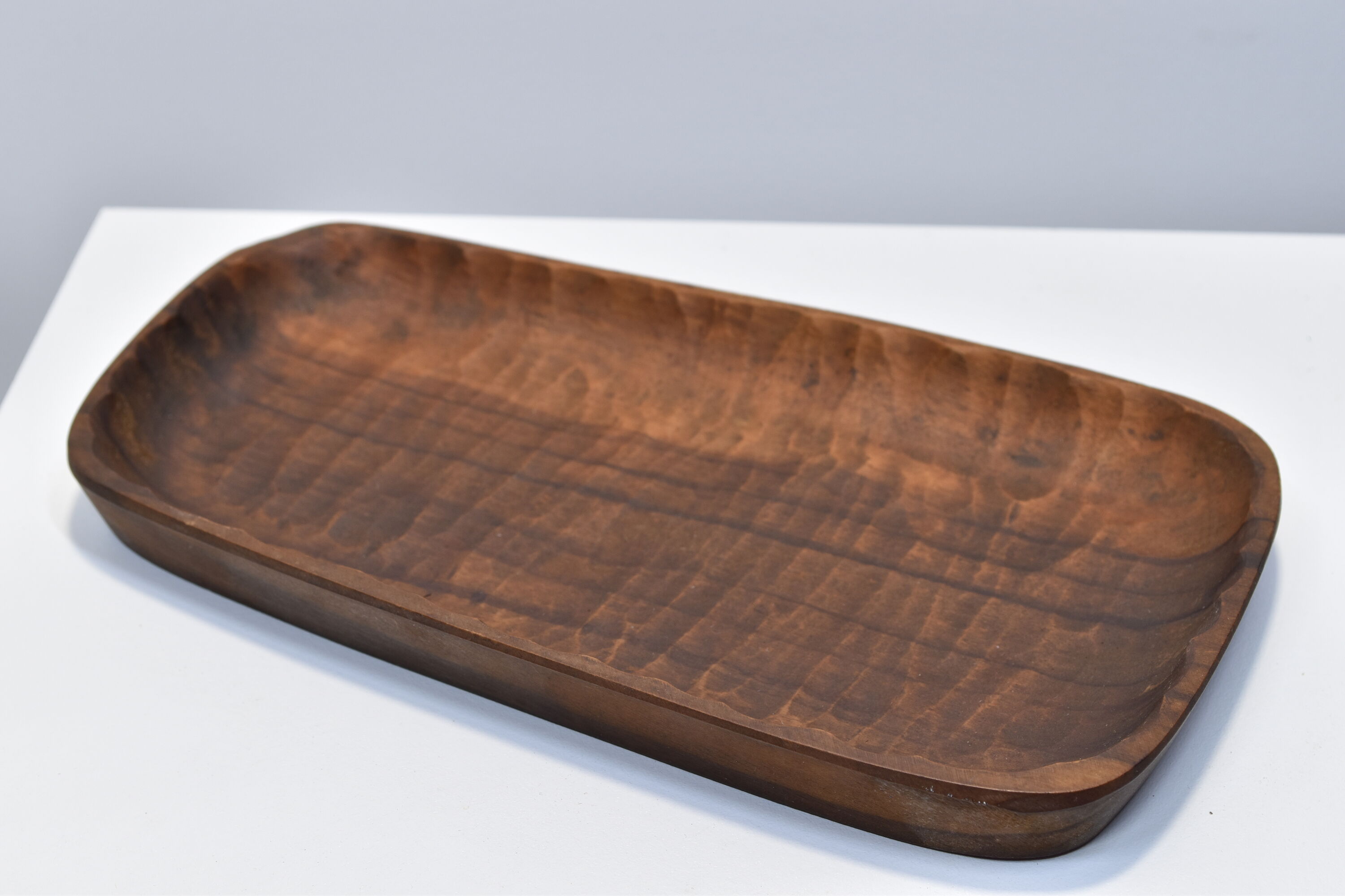 Empty carved wooden pockets