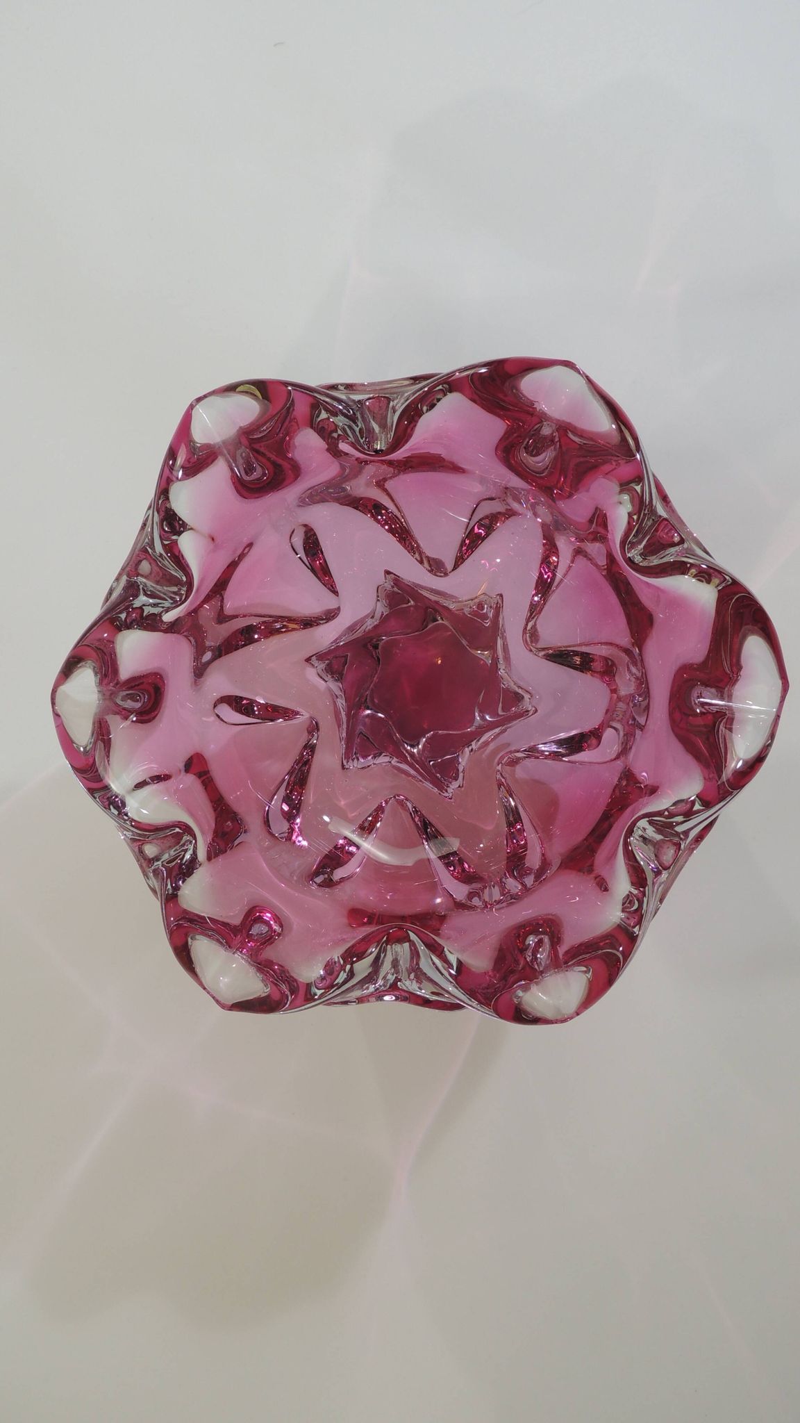 Cendrier / bol en verre tchèque Chribska /vide poche /Josef Hospodka