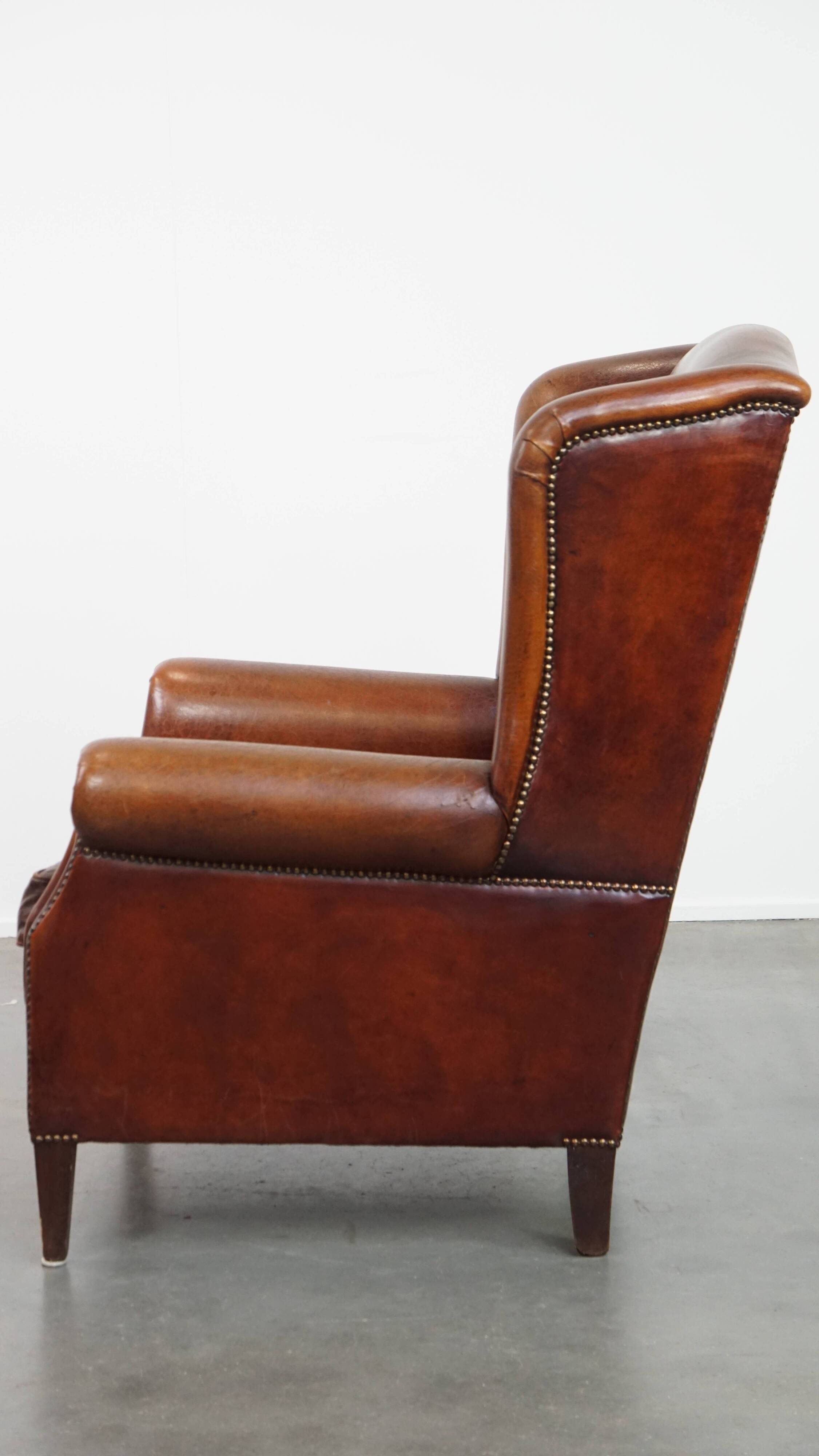 Sheepskin Wingback Chair